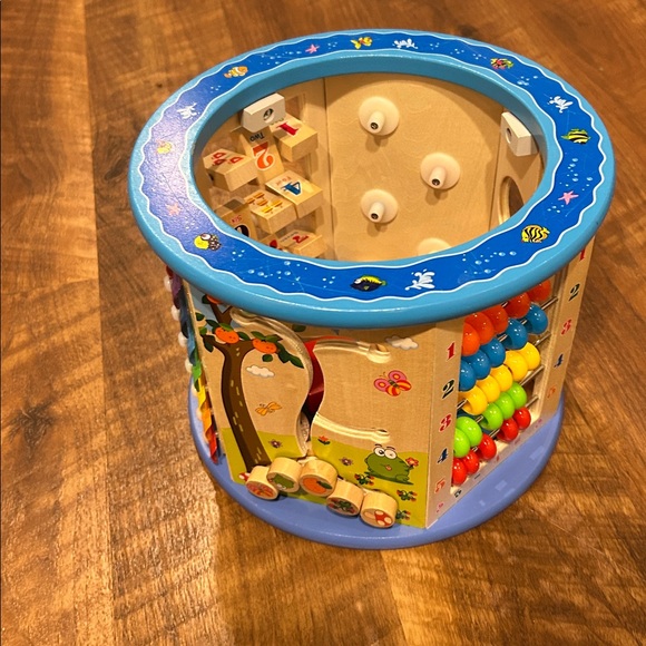 Colorful Wooden Activity Cube for Kids - Picture 2 of 3